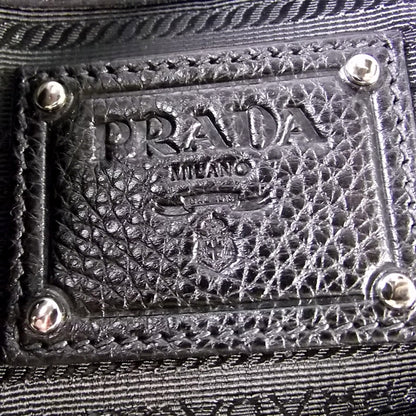Prada Vitello Daino Tote Black 7 of 9