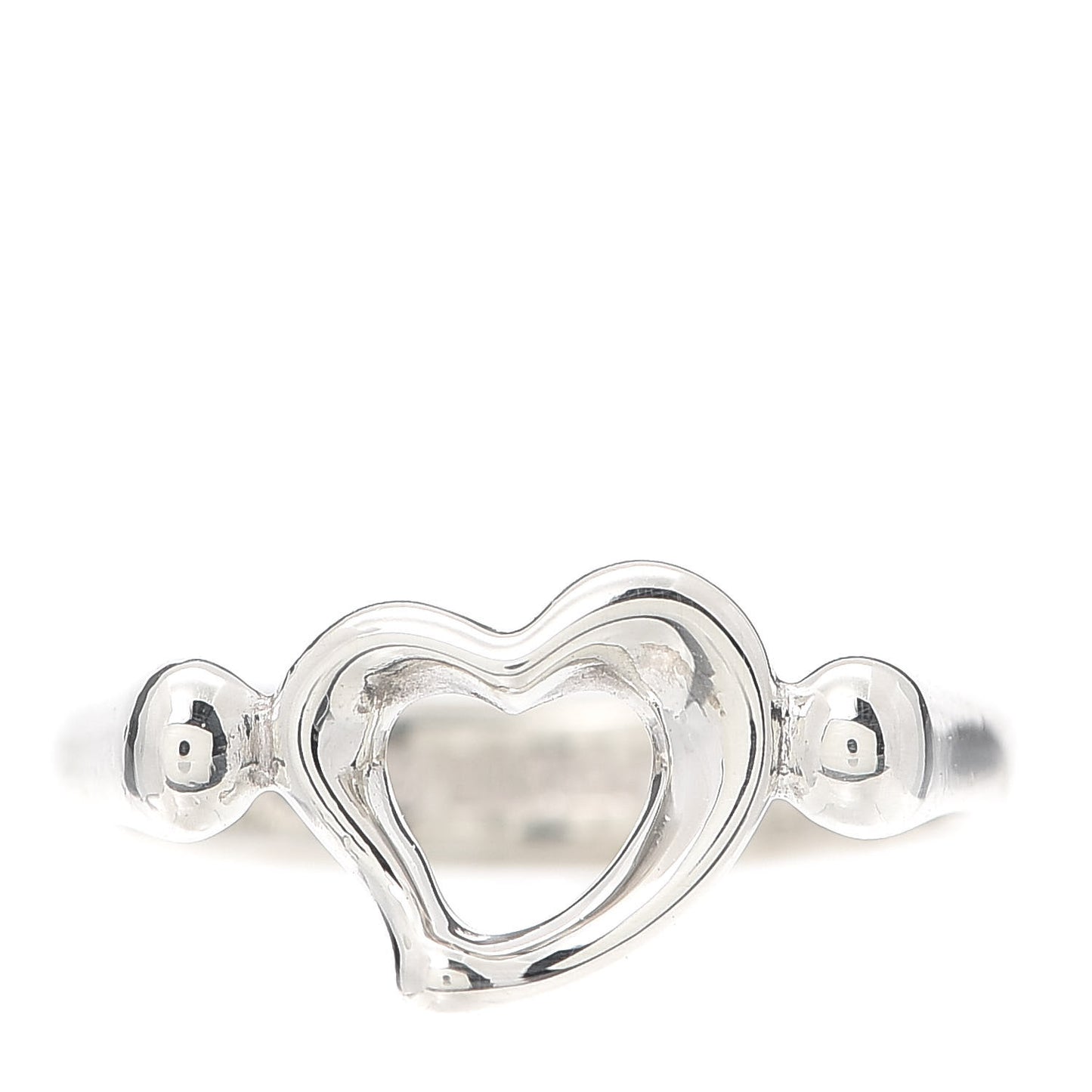 Sterling Silver Elsa Peretti Open Heart Ring 50 5.5