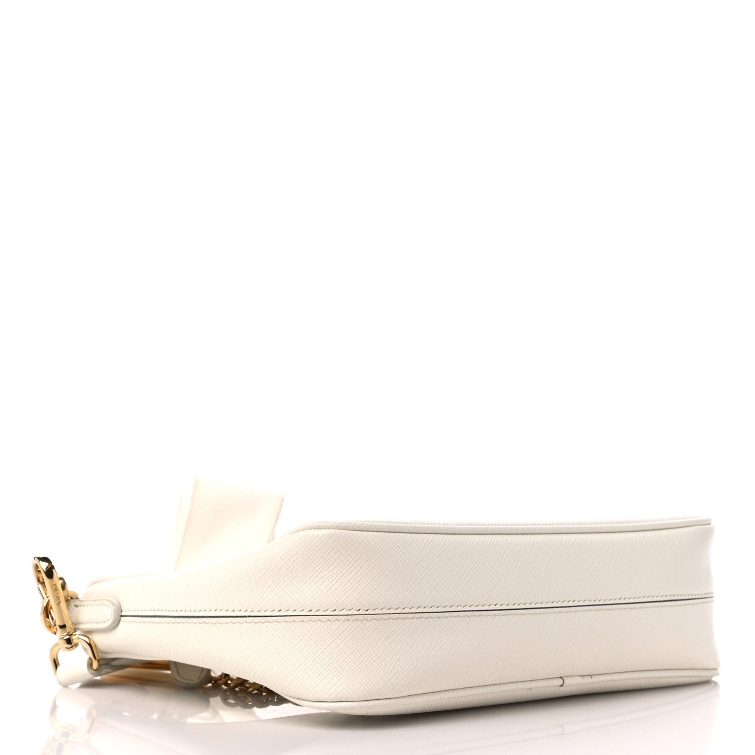 Prada Saffiano Re-Edition 2005 Shoulder Bag White 4 of 10