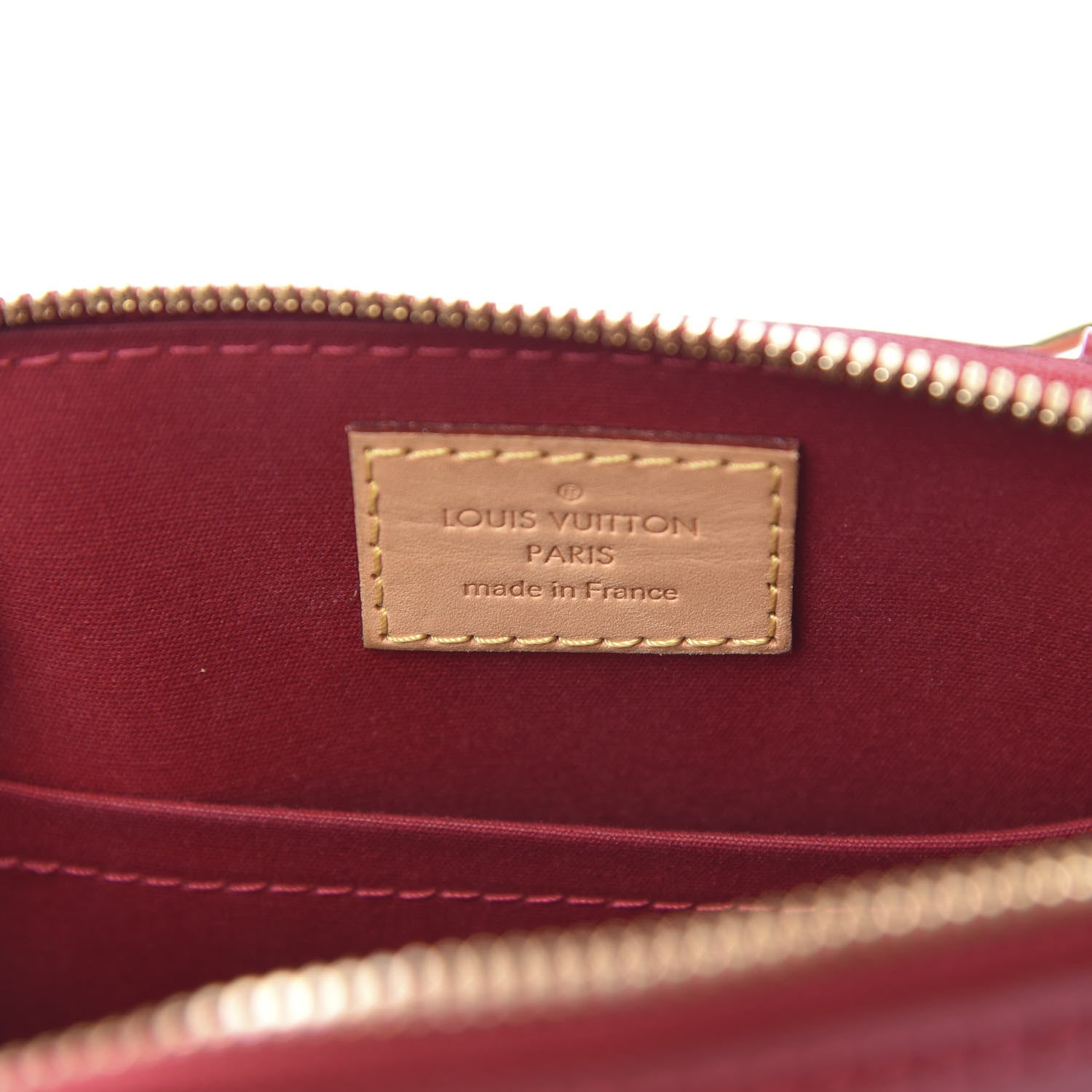 Louis Vuitton Vernis Alma BB Pomme D'Amour 6 of 10