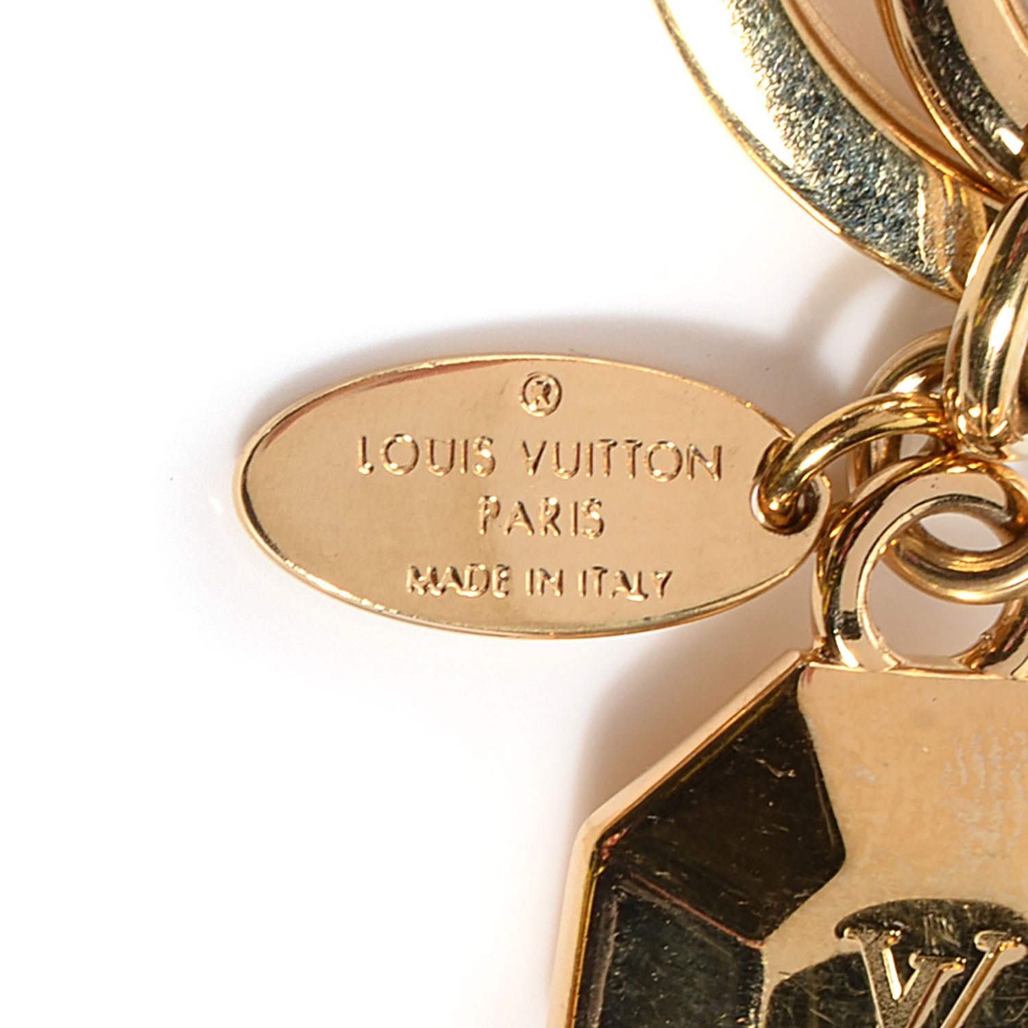 Louis Vuitton LV Facettes Key Holder Gold 3 of 6