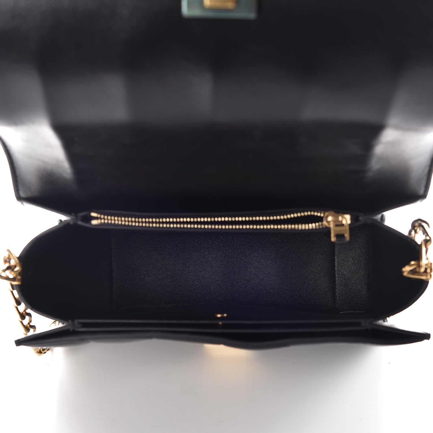 Celine Lambskin Quilted Shoulder Bag Black 5 of 11