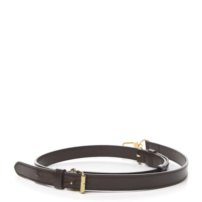 Louis Vuitton Calfskin Adjustable Speedy Bandouliere Shoulder Strap Brown 2 of 3