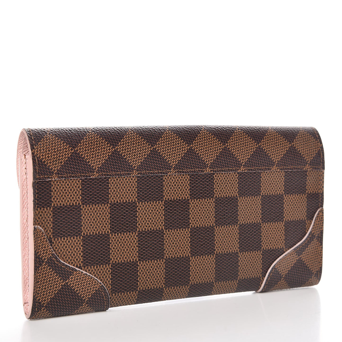 Damier Ebene Caissa Wallet Rose Ballerine