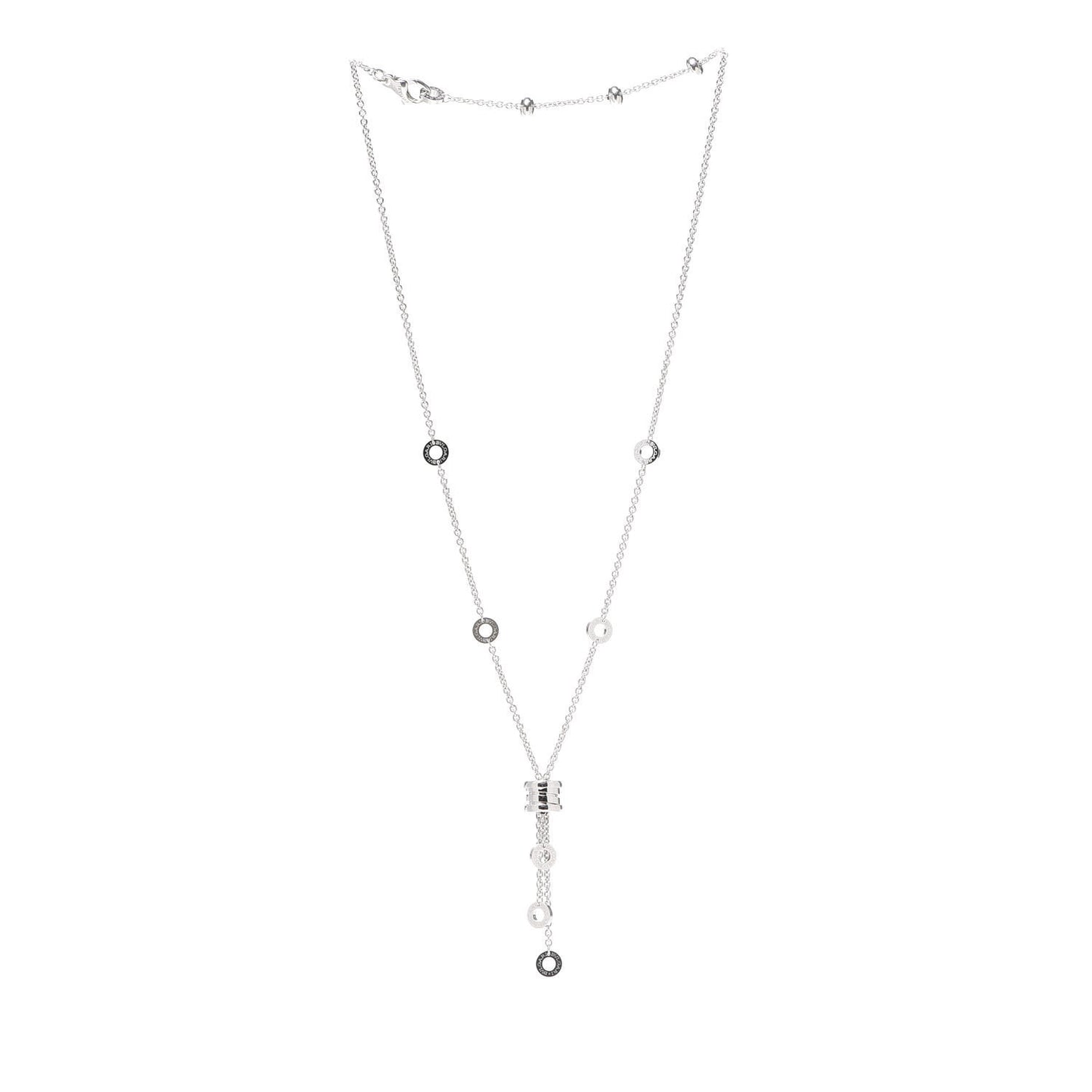 18K White Gold B.Zero1 Lavalier Necklace