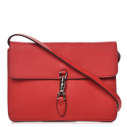 Gucci Grand Prix Calfskin Jackie Convertible Shoulder Bag Hibiscus Red 1 of 8