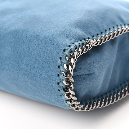 Stella McCartney Shaggy Deer Falabella Fold Over Tote Blue 9 of 10