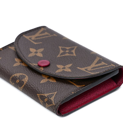 Louis Vuitton Monogram Rosalie Coin Purse Fuchsia 9 of 9