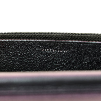 Chanel Iridescent Goatskin Quilted Wallet On Chain WOC Purple 7 of 11