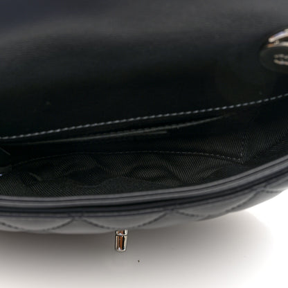 Chanel Calfskin Quilted CC Uniform Flap Belt Bag Black 5 of 9