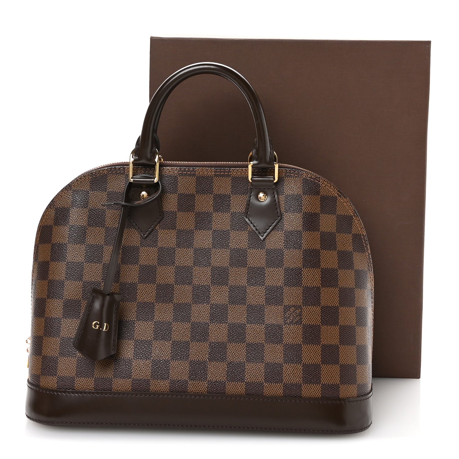 Louis Vuitton Damier Ebene Alma MM 13 of 13