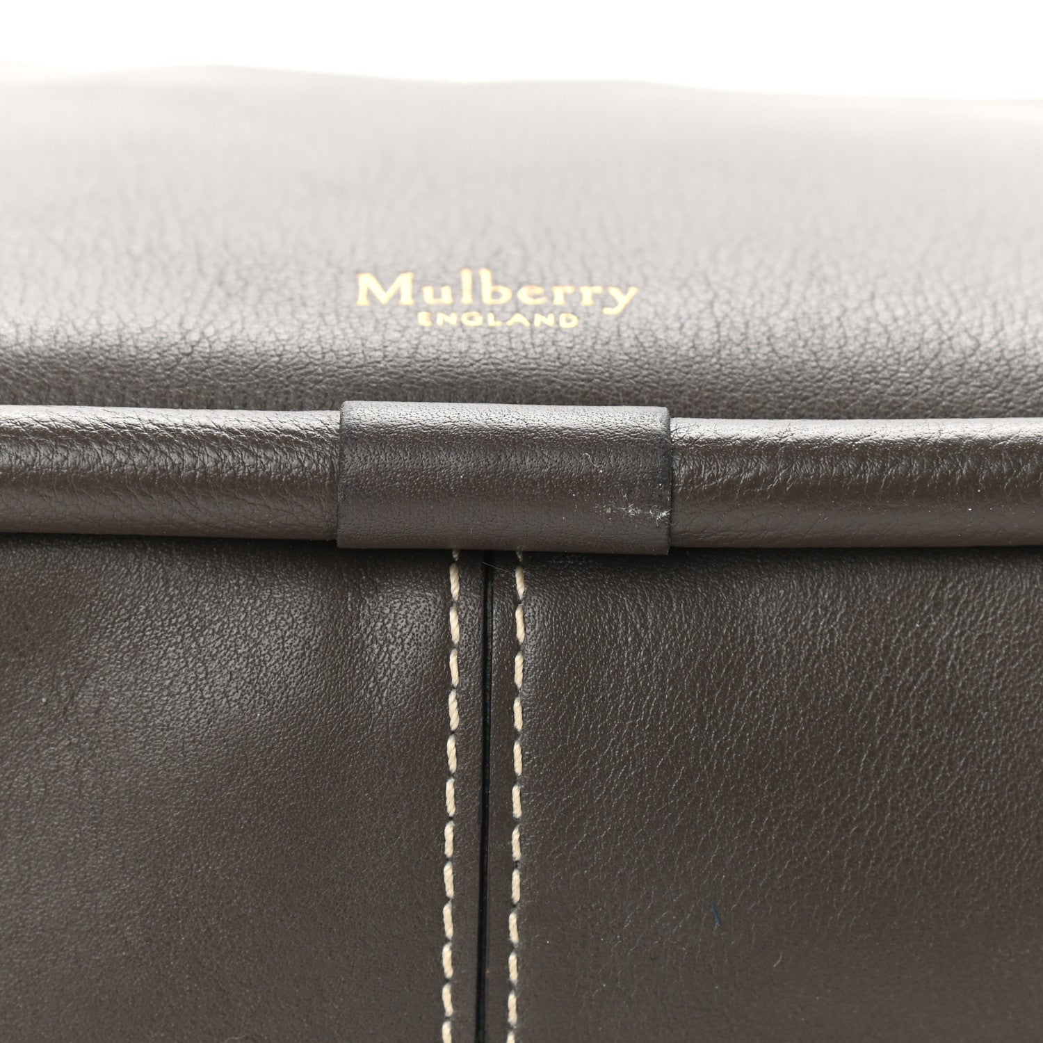 Mulberry Small Classic Grain Calfskin Small Leighton Dark Grey 11 of 14