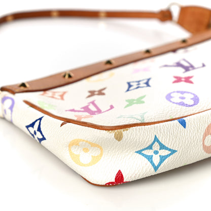 Louis Vuitton Monogram Multicolor Pochette Accessories White 9 of 19