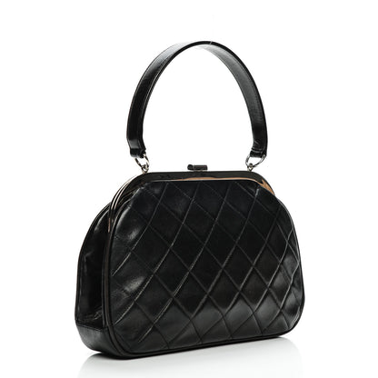 Chanel Lambskin Small Framed Bag Black 3 of 8