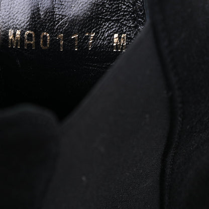Louis Vuitton Suede Monogram Uniformes Cap Toe Chelsea 75mm Ankle Boots 39 Black 8 of 11