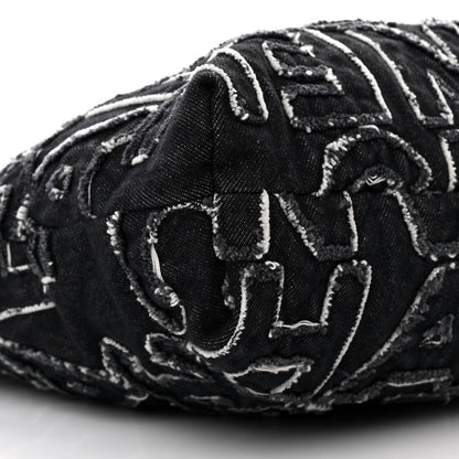 Chanel Denim Patchwork Quilted Chanel 22 Black 10 of 12