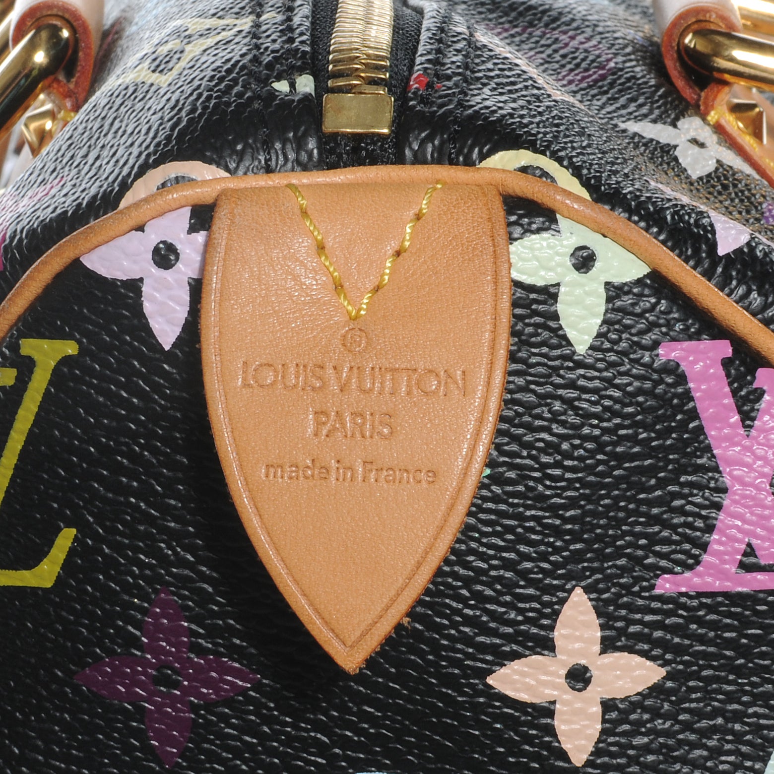 Louis Vuitton Monogram Multicolor Speedy 30 Black 5 of 7