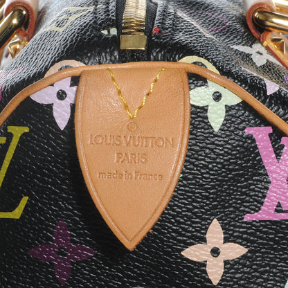 Louis Vuitton Monogram Multicolor Speedy 30 Black 5 of 7
