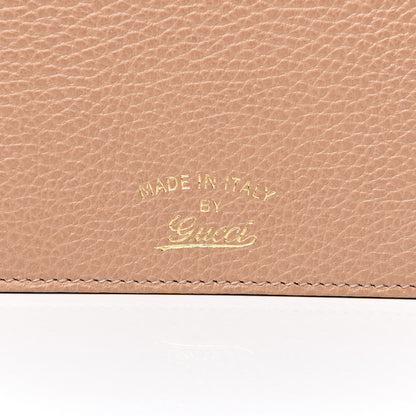 Gucci Dollar Calfskin Mini Swing Wallet Bag Camelia Mineral Blue 10 of 10