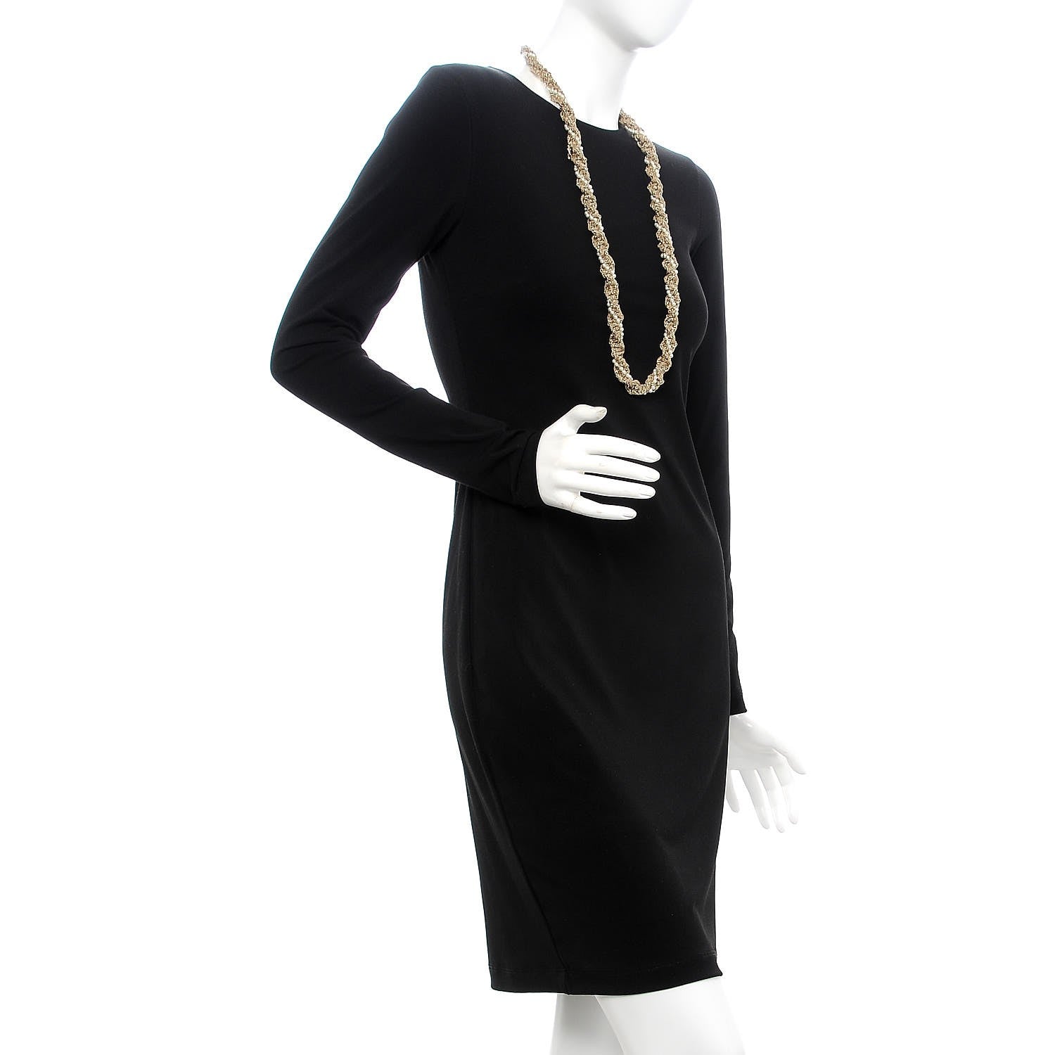 Chanel Pearl Chain CC Long Necklace Gold 2 of 5