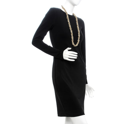 Chanel Pearl Chain CC Long Necklace Gold 2 of 5