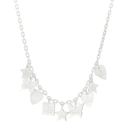Gucci Sterling Silver Trademark Charm Necklace 1 of 3