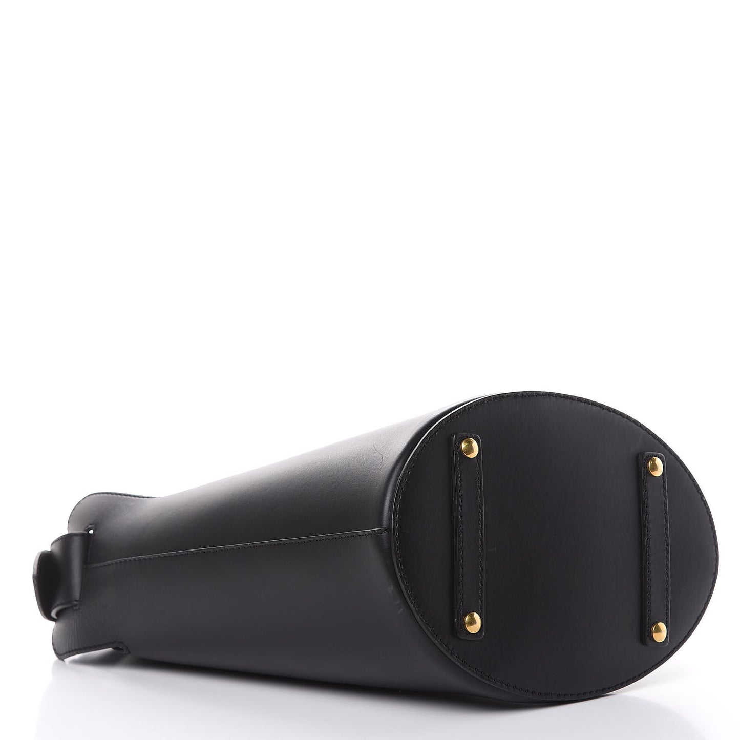 Supple Calfskin Medium Bucket Black