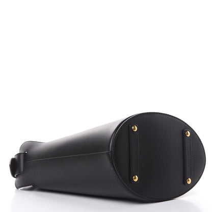 Burberry Supple Calfskin Medium Bucket Black 5 of 15