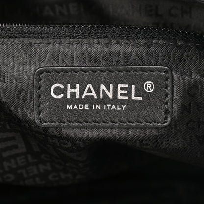 Chanel Distressed Lambskin Vintage Ligne Lady Braid Tote Dark Grey 6 of 11