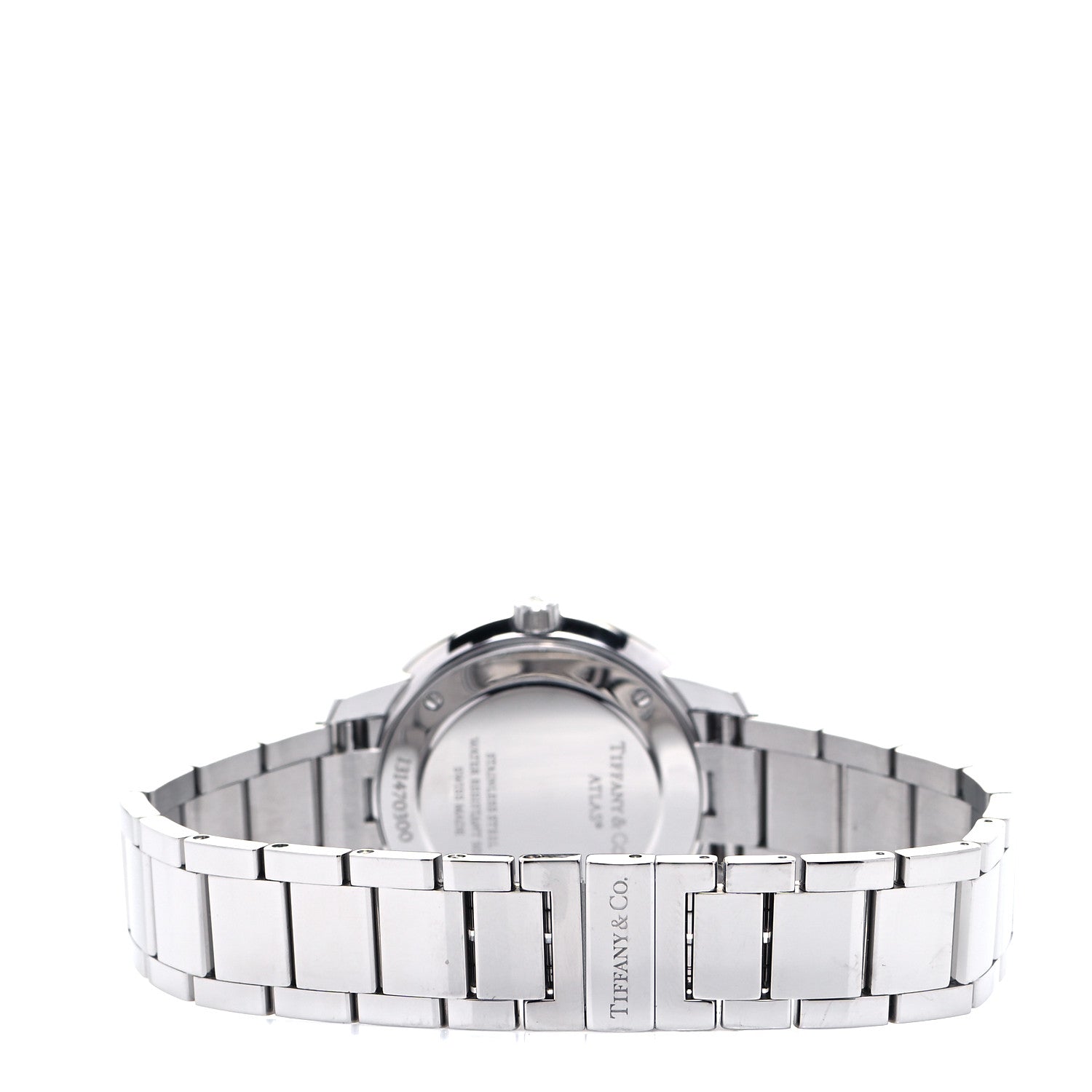 Tiffany Stainless Steel Diamond Bezel 31mm Atlas 2-Hand Quartz Watch Pink 3 of 7