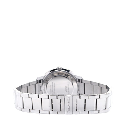 Tiffany Stainless Steel Diamond Bezel 31mm Atlas 2-Hand Quartz Watch Pink 3 of 7