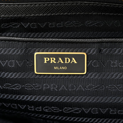 Prada Tessuto Nylon Saffiano Tote Black 6 of 12