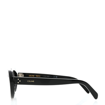 Celine Acetate Cat Eye Sunglasses CL401931 Black 3 of 7