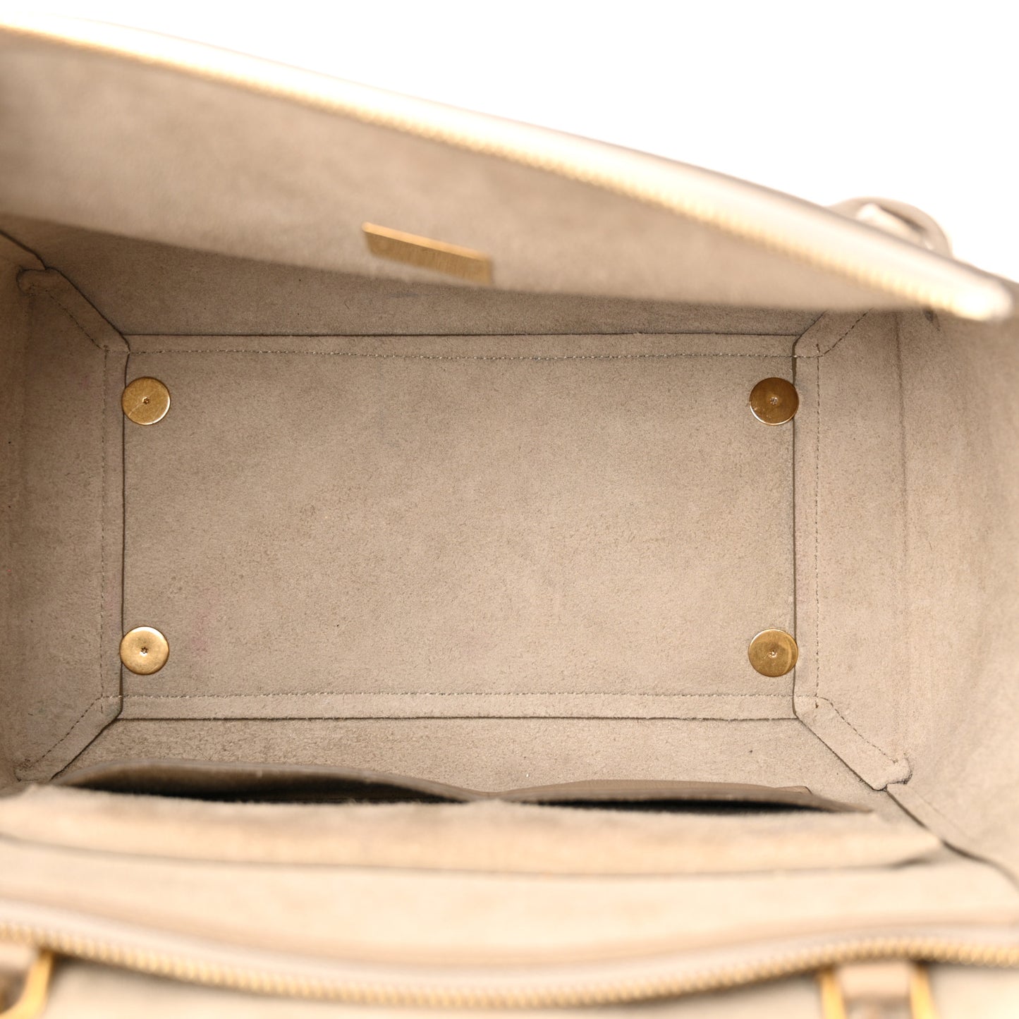 Grained Calfskin Mini Belt Bag Light Taupe