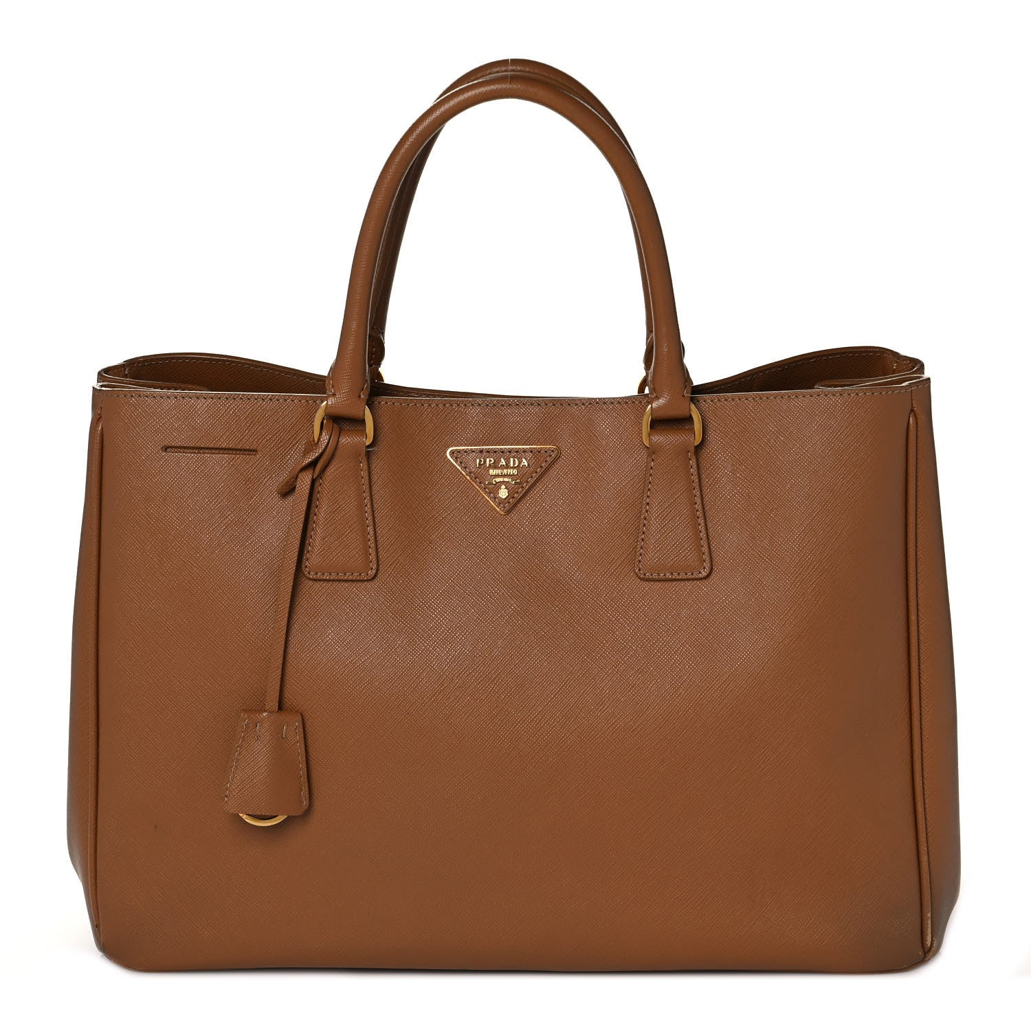 Prada Saffiano Lux Large Tote Caramel 1 of 9