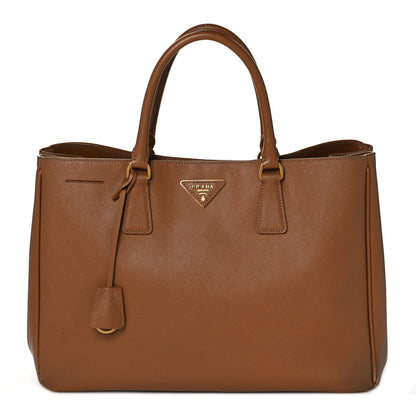 Prada Saffiano Lux Large Tote Caramel 1 of 9