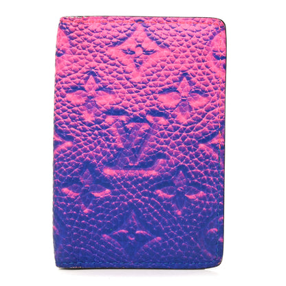 Louis Vuitton Taurillon Illusion Pocket Organizer Bleu Rose 1 of 6