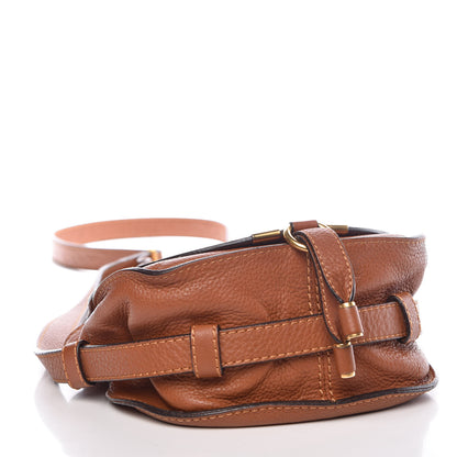 Chloe Calfskin Mini Marcie Round Crossbody Bag Tan 2 of 10