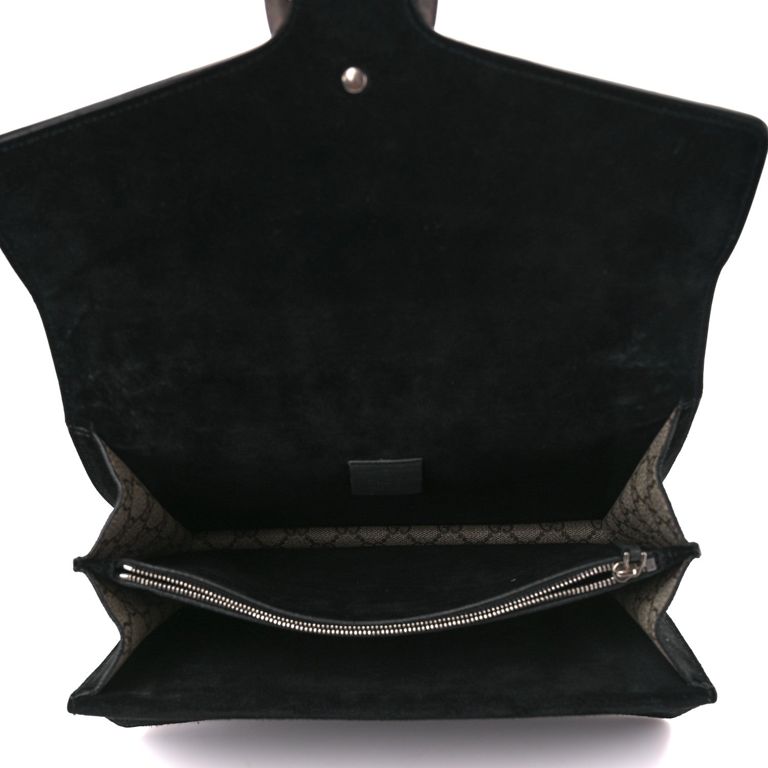 Gucci GG Supreme Monogram Medium Dionysus Shoulder Bag Black 5 of 10