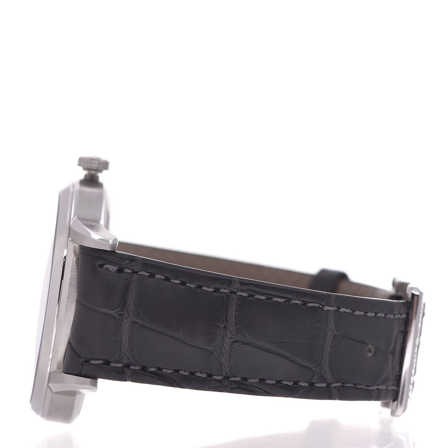Stainless Steel Alligator 40mm CT60 3-Hand Automatic Watch Grey
