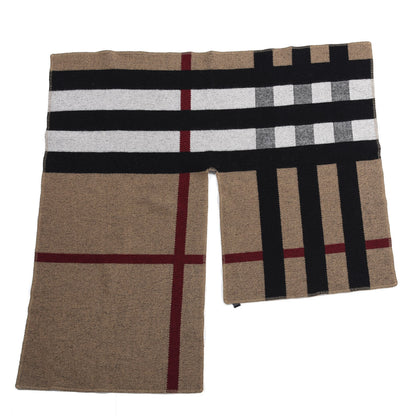 Burberry Cashmere Wool Mega Check Cape Scarf Scarf 1 of 5