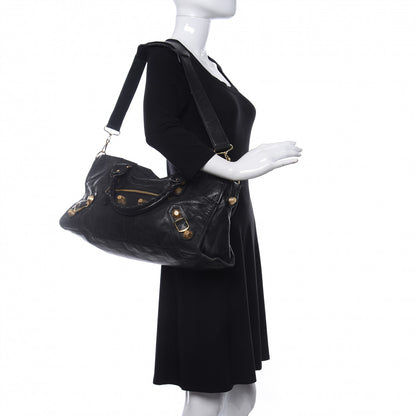 Balenciaga Agneau Giant 21 Gold Hardware Part Time Black 2 of 13