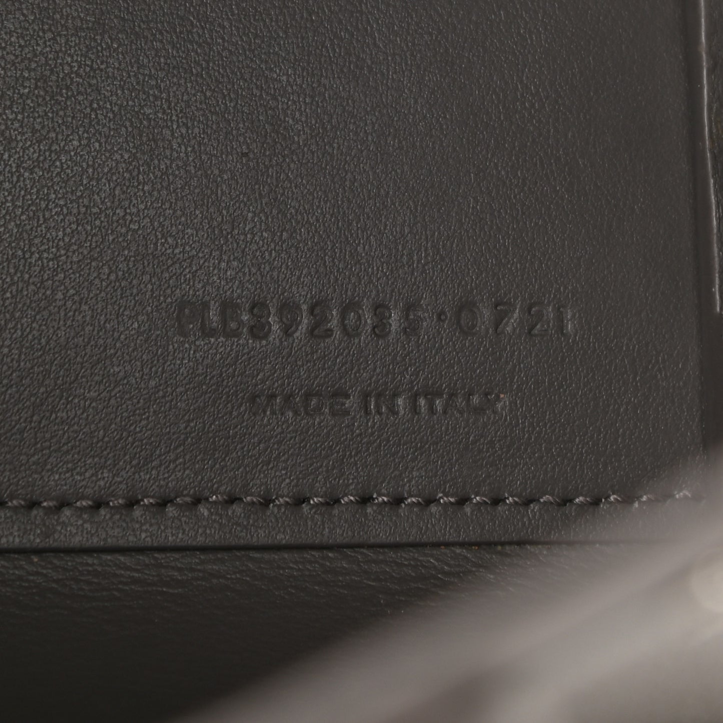 Grained Calfskin Nano Sac De Jour Fog