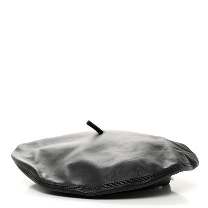 Christian Dior Lambskin D-Dream Beret 56 Black 4 of 8