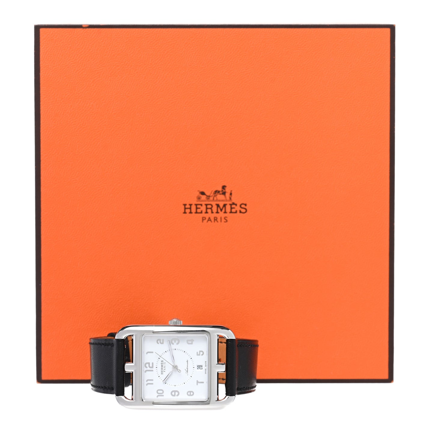 Stainless Steel Barenia 29mm Cape Cod Automatic Watch Noir
