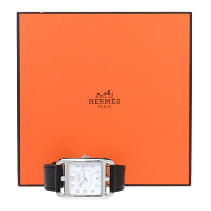 Hermes Stainless Steel Barenia 29mm Cape Cod Automatic Watch Noir 6 of 6