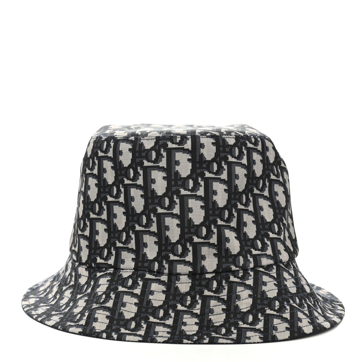 Christian Dior Oblique Reversible Teddy-D Brim Bucket Hat 58 Blue 12 of 15