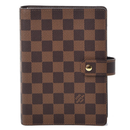 Louis Vuitton Damier Ebene Medium Ring Agenda Cover 1 of 7