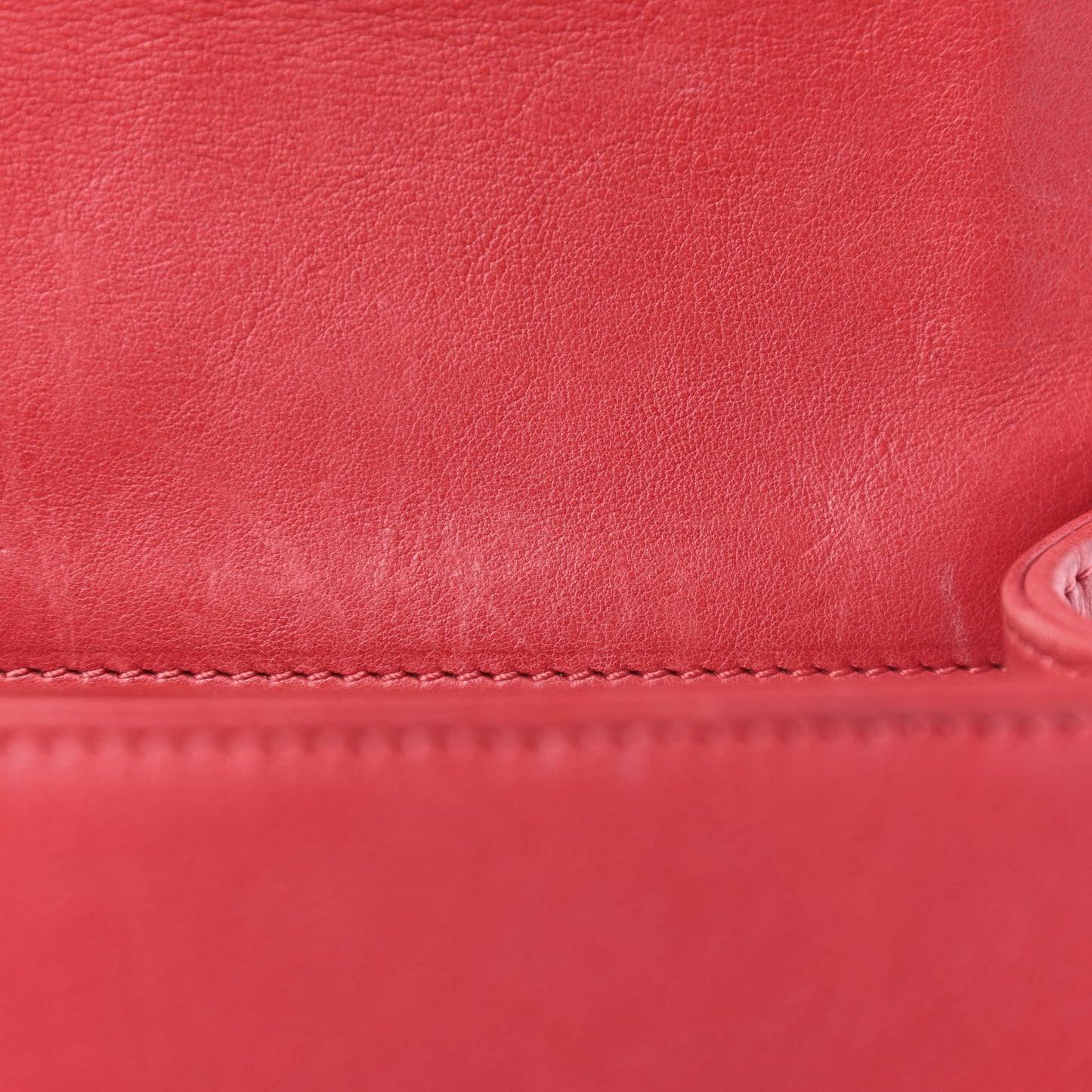Quilted Small Boy Flap Red