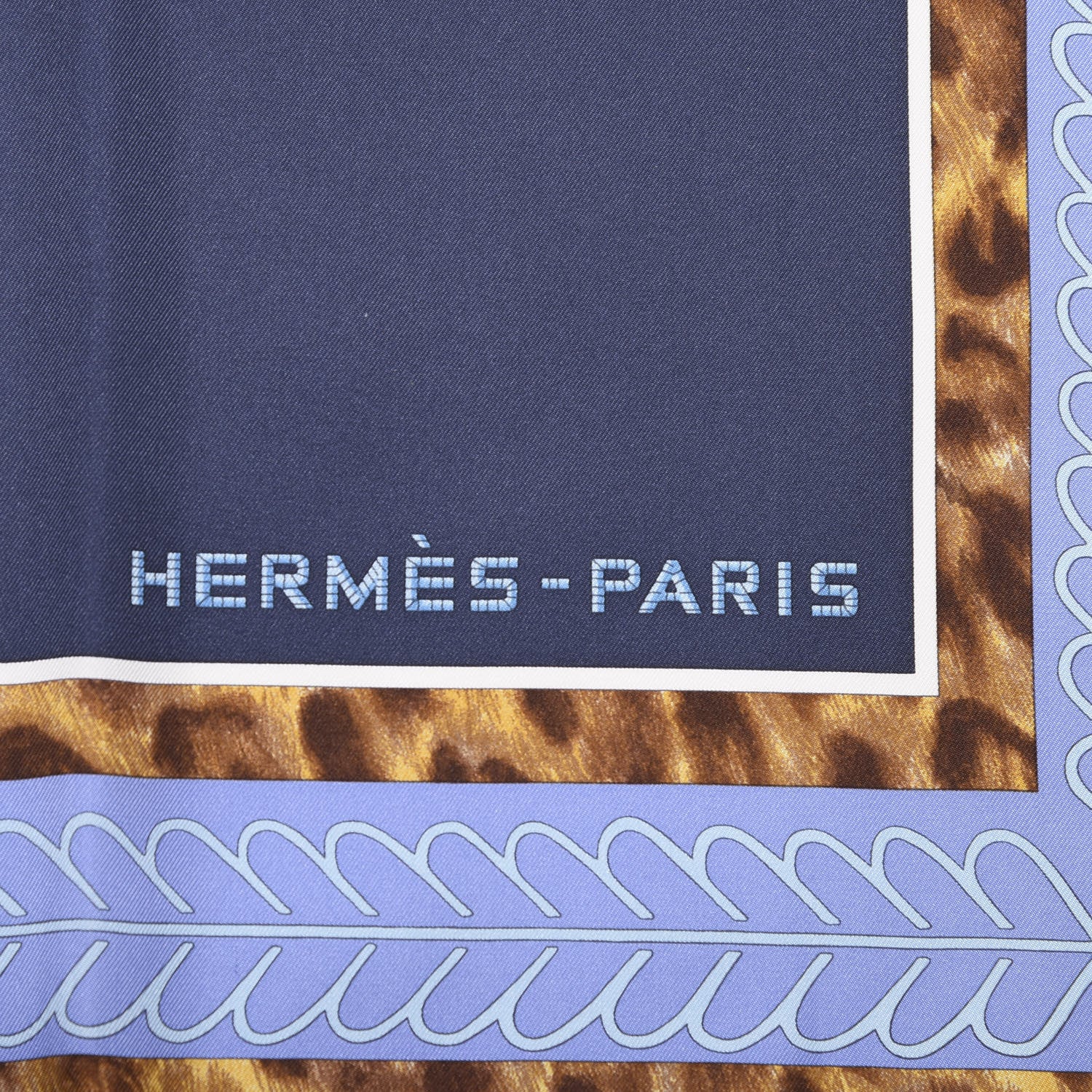 Hermes Silk Selle D'Officier En Grande Tenue Scarf 90 Marine Violet Parme 2 of 4